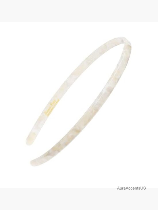 Luxury Cellulose Acetate Headband - Handmade in France, Comfortable All-Day Hold